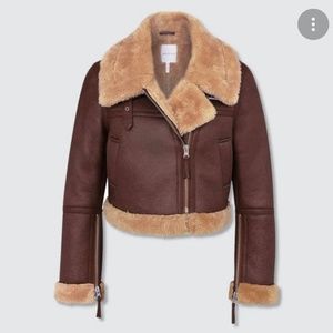 Trendy Shearling Winter Coat Jacket